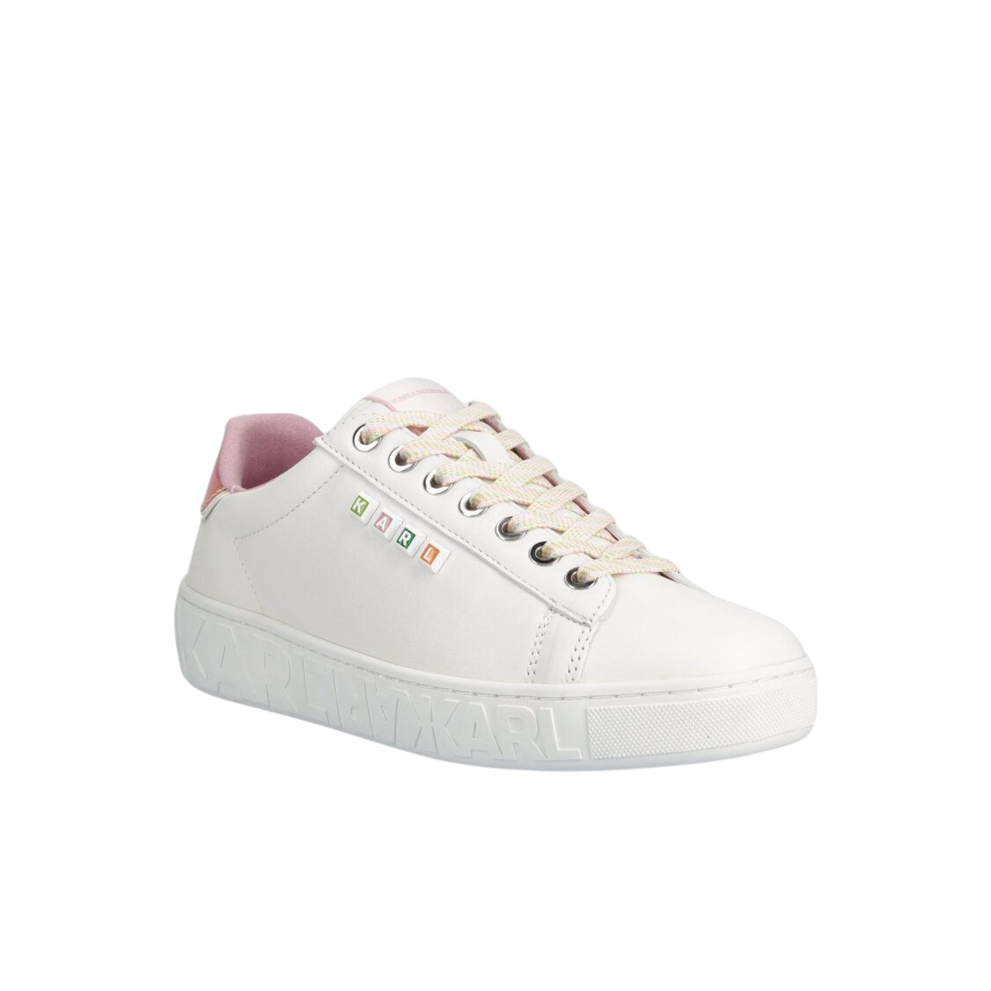 Karl Lagerfeld Sneaker Ladies Kupsole Kube Charm White