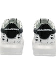 Karl Lagerfeld Sneaker Nft Kapri Graffiti White-Black