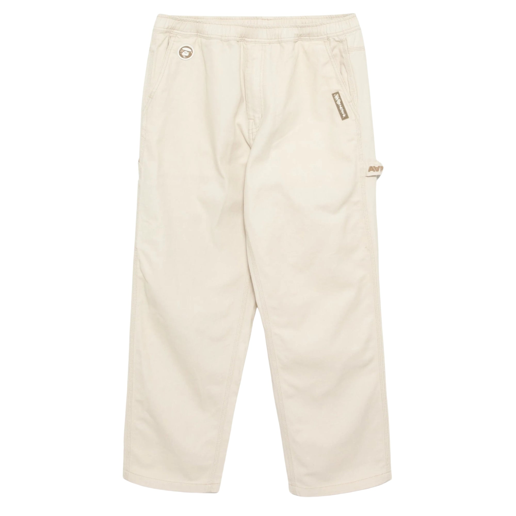 Aape Pants Now Woven Dark Ivory