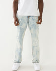 True Religion Jeans Ricky Flap Rips Light Wa