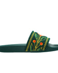 Casablanca Sandal Laurel Terry Green