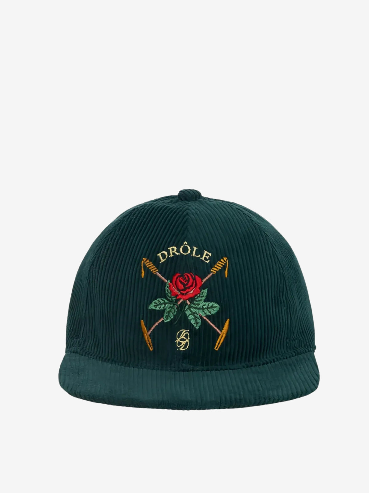 Drole Cap La Casquette Velours Drole Rose Dark Green - AL Capone Premium