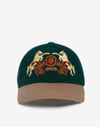 Drole Cap La Casquette Embleme Chevaux Dark Green