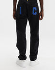 Icecream Running Dog Denim Pants Black