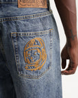 Billionaire Boys Club Astro Wide Leg Denim Pants Blue