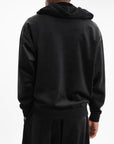 Y-3 Hoodie Fleece String Logo Black