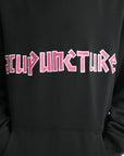 Acupuncture Hooded Sweater Black-Red
