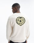 Kenzo Cardigan Boke Heart Ecru