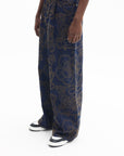 Kenzo Jeans By Verdy Embroidered Buggy  Denim Blue