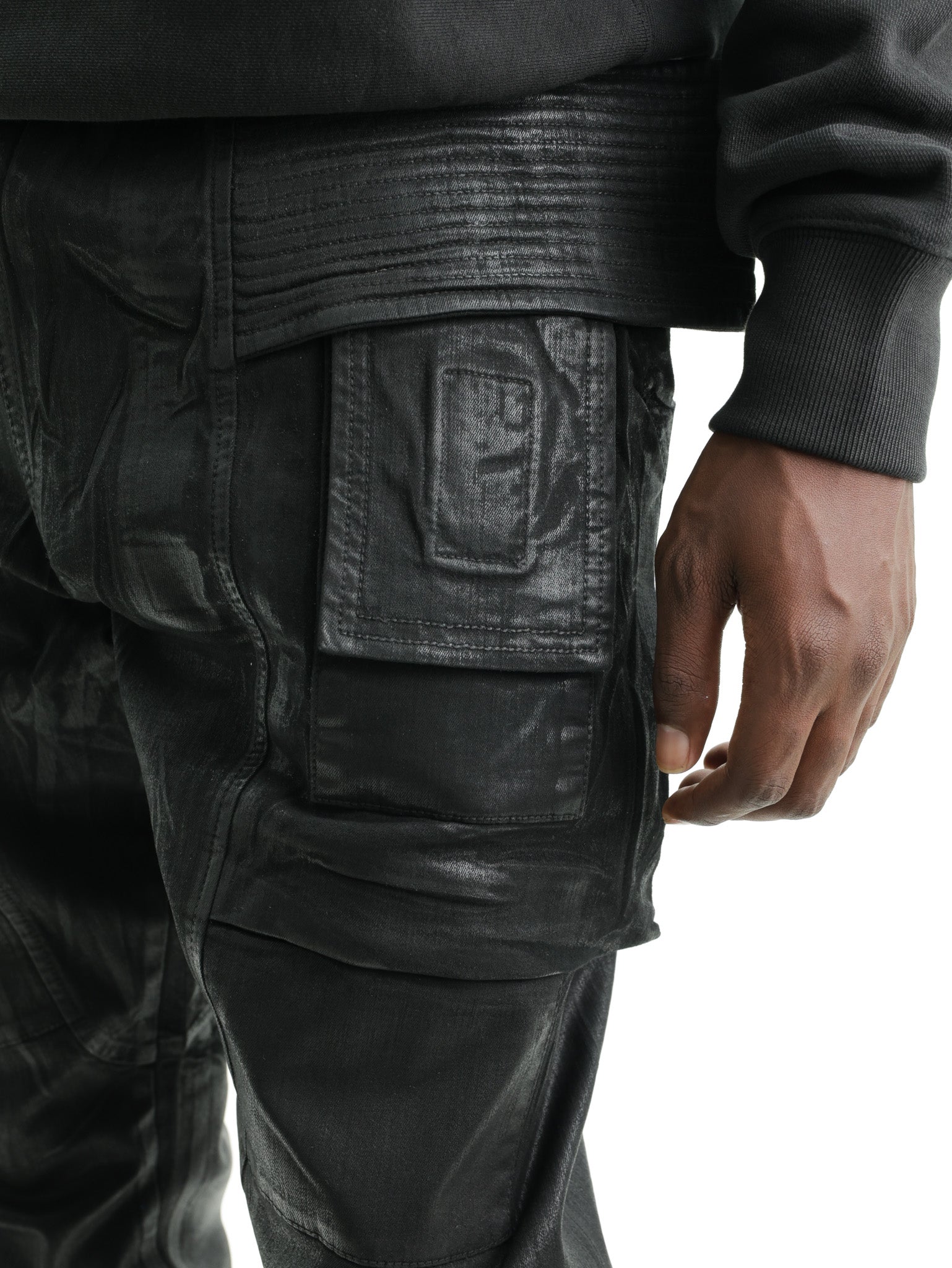 Rick Owens Jeans Drawstring Black – AL Capone Premium