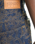 Kenzo Jeans By Verdy Embroidered Buggy  Denim Blue