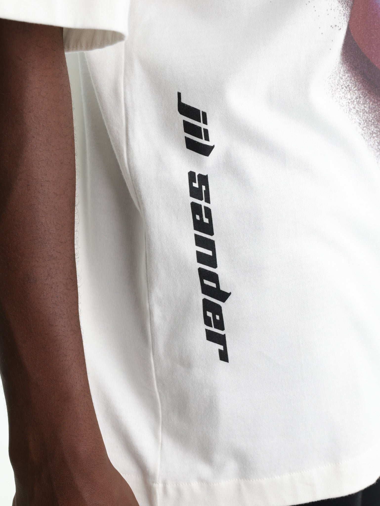 Jil Sander T-Shirt Candy Print White - AL Capone Premium