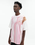 Jil Sander T-Shirt Seasonal Print Pink-White