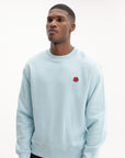 Kenzo Sweatshirt Knitted Cotton Pullover Glacier