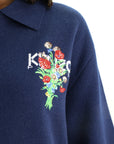Kenzo Golfer Logo Midnight Blue