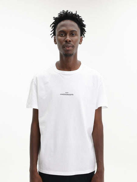 Maison Margiela Distorted Logo T-Shirt White - AL Capone Premium