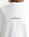 Maison Margiela Distorted Logo T-Shirt White
