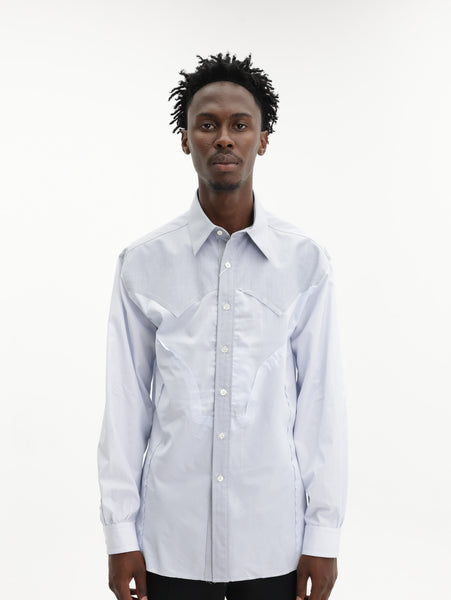 Maison Margiela Cotton Shirt L/S Blue - AL Capone Premium