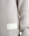 Ami Sweater Bottom Logo Off-White