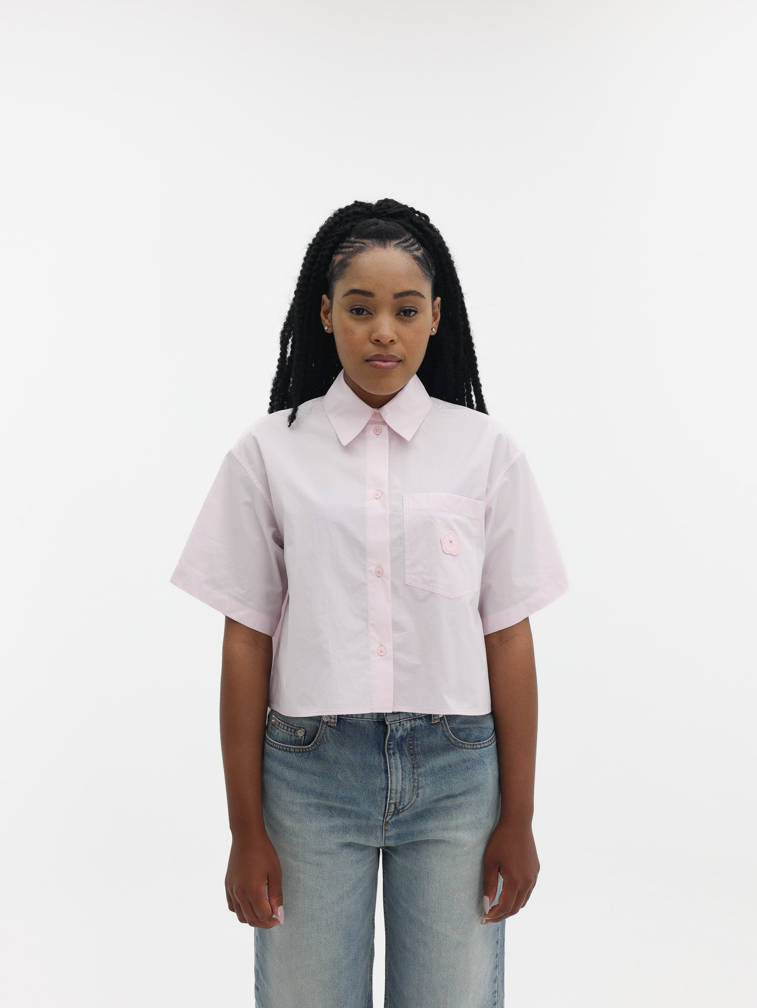 Kenzo Shirt BF 2.0 Dropped Shoulders Pink-AL Capone Premium