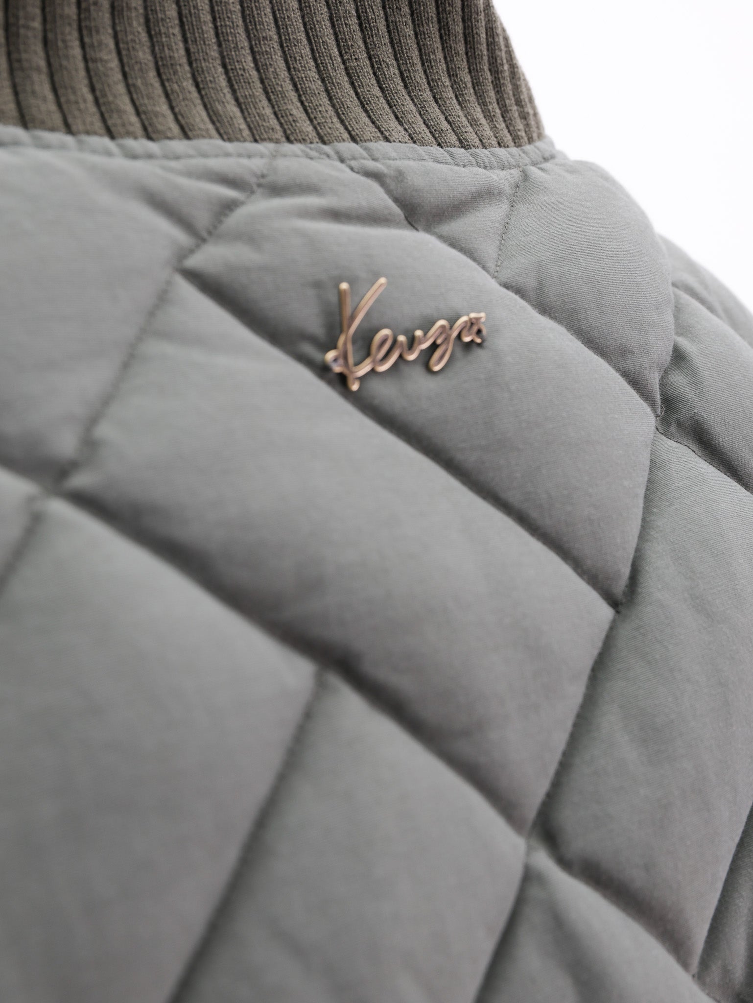 き*可様 AL KAPONE Kenzo Jacket Quilted Weave Khaki - AL Capone Premium