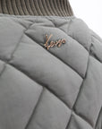 Kenzo Jacket Quilted Weave Khaki