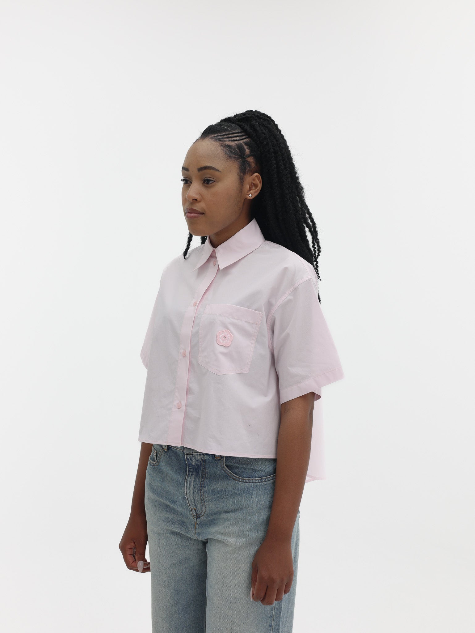 Kenzo Shirt BF 2.0 Dropped Shoulders Pink-AL Capone Premium