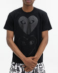 Comme Des Garcons T-Shirt Heart Emblem Black