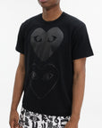 Comme Des Garcons T-Shirt Heart Emblem Black