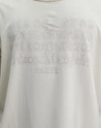 Maison Margiela Embroidered Logo T-Shirt Beige