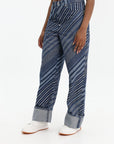 Kenzo Jeans Stripes Denim Rinse Blue