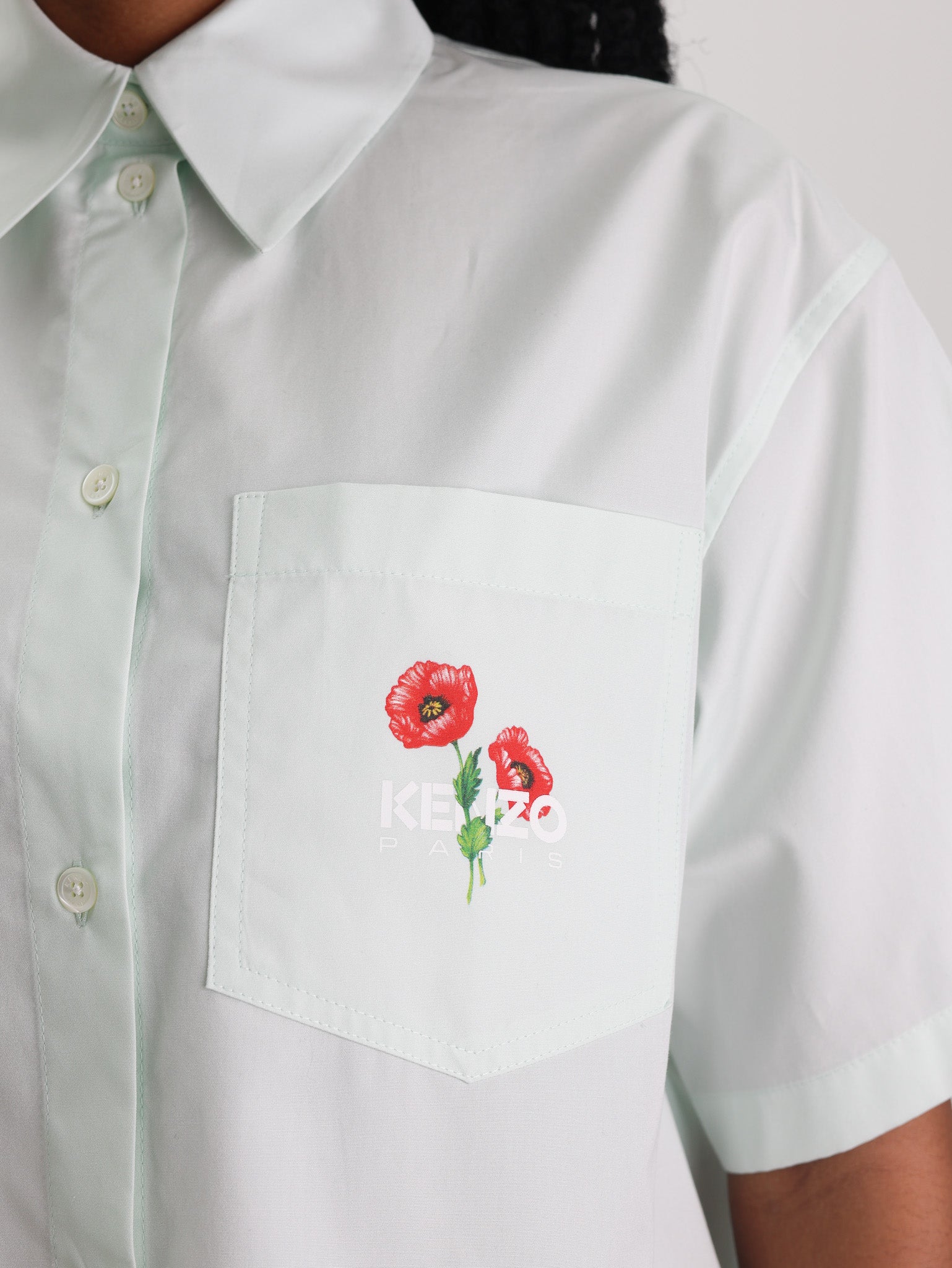 Kenzo Shirt Archive Bouquet Cropped Absinthe-AL Capone Premium