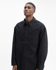 Kenzo Shirt Ls Woven Cotton Black