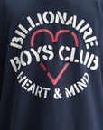 Billionaire Boys Club T-Shirt Heart & Mind Stencil Logo Navy