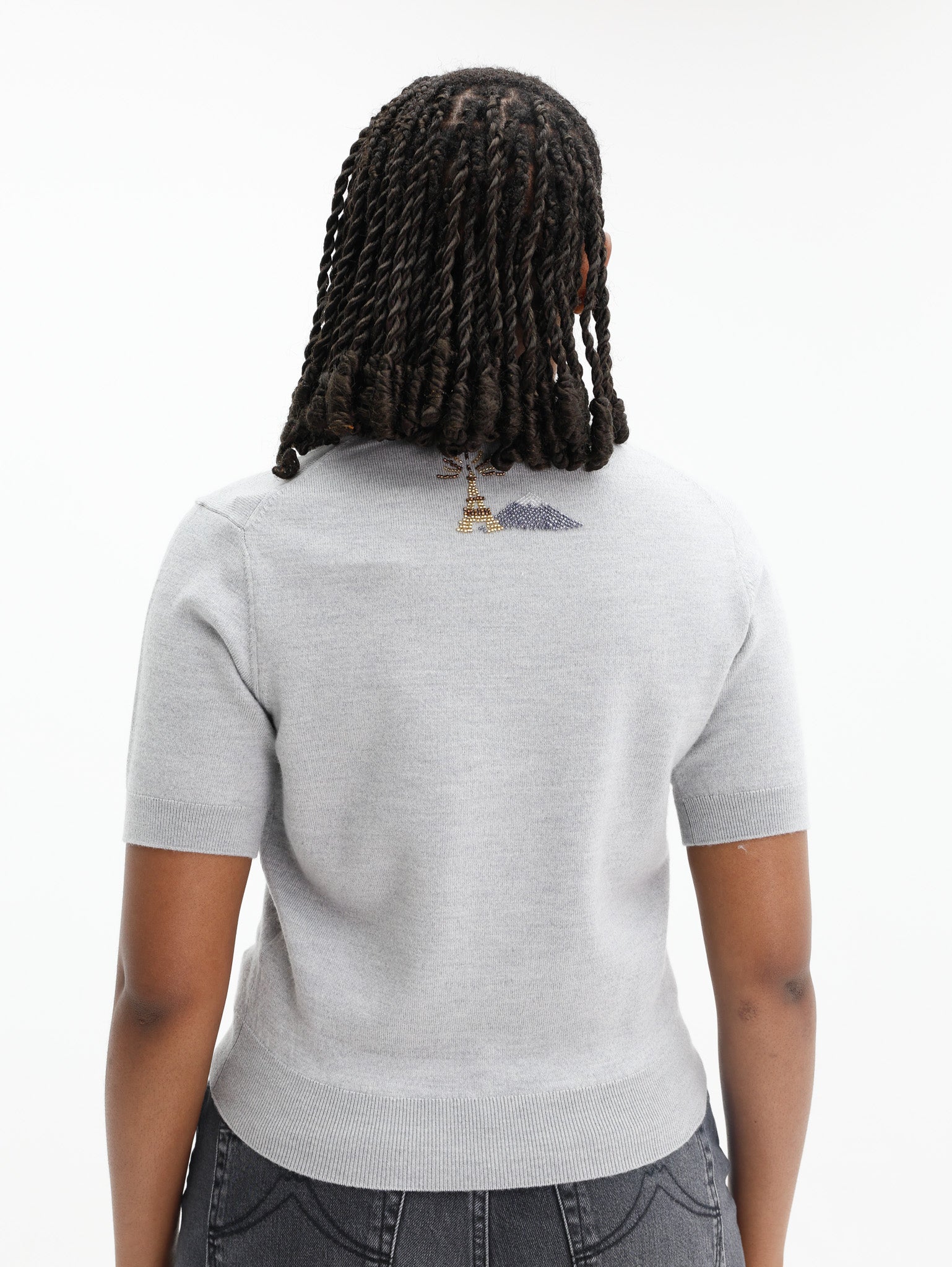 Kenzo T-Shirt Logo Pearl Grey - AL Capone Premium