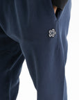 Kenzo Jog Pants Boke Flower Embroidered Navy