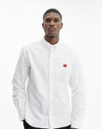 Kenzo Shirt Ls Woven Cotton White