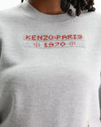 Kenzo Sweater Logo Pearl Grey