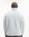 Ami Turtleneck Logo Powder Blue