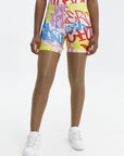 Chiara Ferragni Shorts Graphic Print Multi Colour