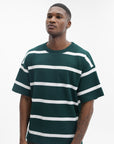 Puma T-Shirt Select Essentials Waffle Green-White