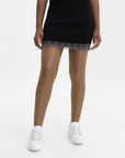Chiara Ferragni Skirt Logo Mania Knit Black