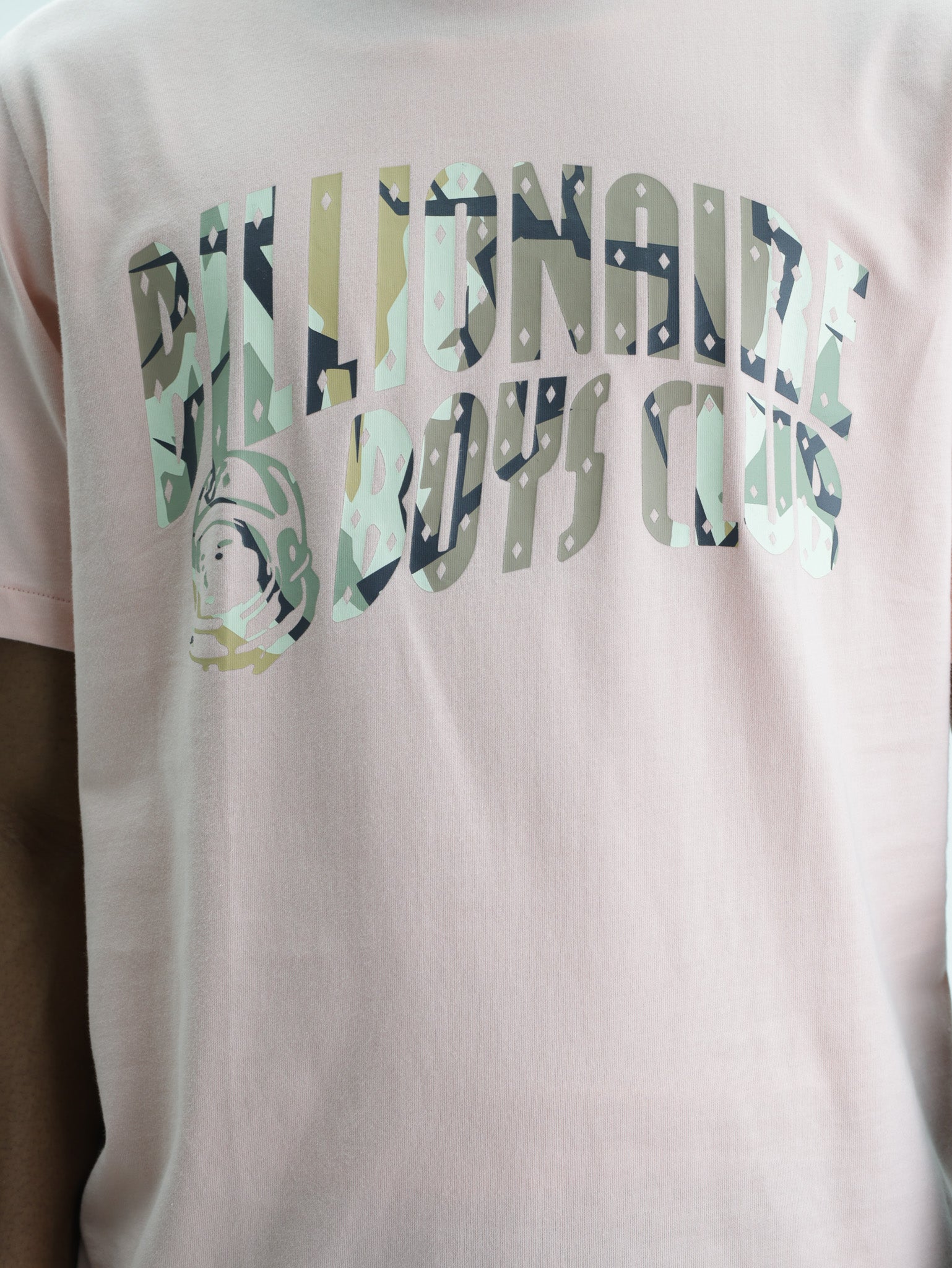Billionaire Boys Club T-Shirt Camo Arch Logo Pink - AL Capone Premium
