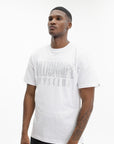 Billionaire Boys Club Rhinestone Straight Logo T-Shirt White