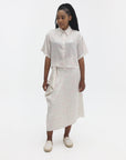 Kenzo Skirt  Woven Pearl Grey