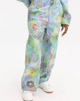 Kenzo Pants Allover Print Light Blue-Multi