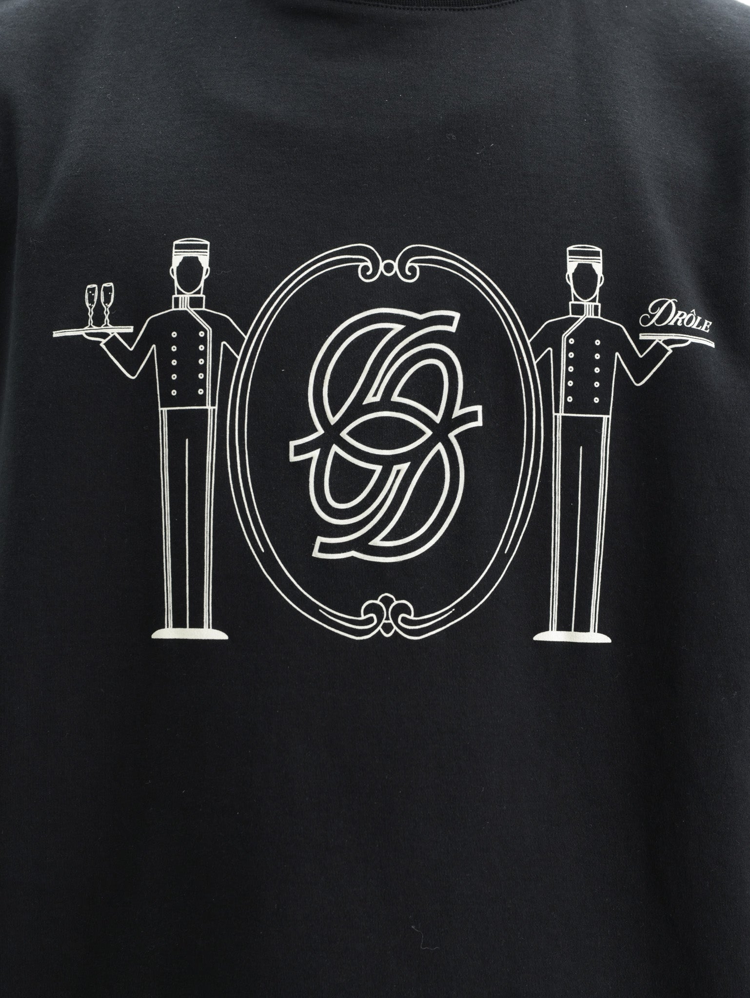 Drole De Monsieur T-Shirt Room Service Black