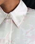 Kenzo Shirt SC Woven Silk Pearl Grey