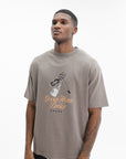 Drole De Monsieur T-Shirt Grand Hotel Taupe