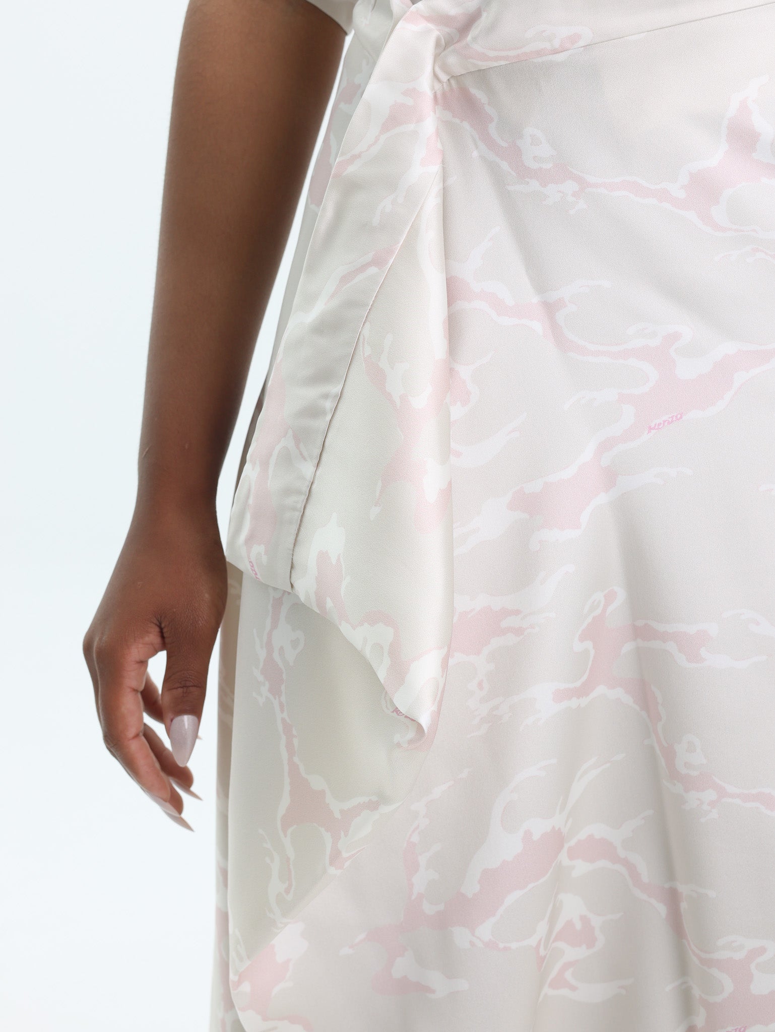 Kenzo Skirt  Woven Pearl Grey